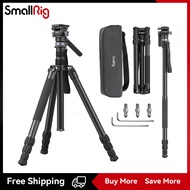 SmallRig Professional Camera Tripod, Video Tripod for Travel, Vlogging, with Carry Bag, Load up to 4kg #4319