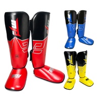 Kids/Adult MMA Sparring Boxing Muay Thai Shin Guards W/Insteps Kickboxing Ankle Support Equipment Leg Protector Leggings