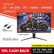 PRISM+ PG320 Ultra 32" IPS 144Hz 1ms 4K UHD HDR600 170% sRGB eSports Grade Adaptive-Sync Gaming Moni