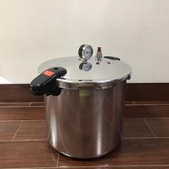 S-T🔰Brand Pressure Cooker with Meter Pressure Cooker Commercial Large Capacity Pressure Cooker with Pressure Gauge Heigh