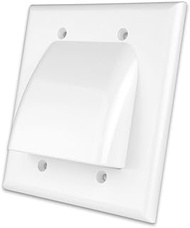 Vanco VANWPBW2IX Flat Panel TV Bulk Cable Faceplate