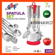 GANTUNGAN SPATULA SET GSF 7PCS GSF SPATULA/ + HANGING CONTAINER GSF 4406/ GSF4406/ GSF-4406/ GSF G-4