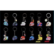 F1 Fleet Helmet Keychain Pendant