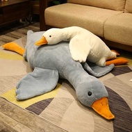 50-190cm Kawaii High Quality Giant Gray Brown Duck Plush Gifts Stuffed Animal Doll Big Goose Slee