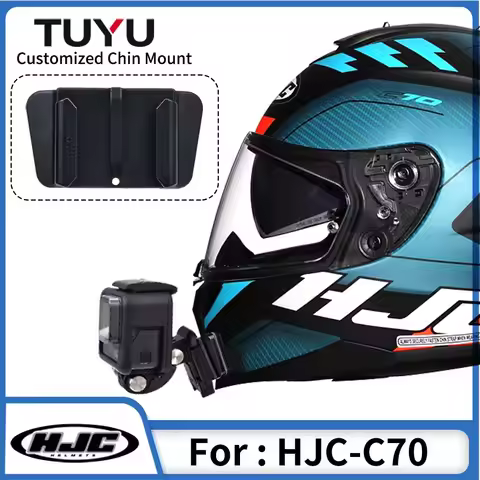 HJC C70 Custom Aluminium Alloy Helmet Chin Mount for GoPro13 12 11 Insta360 X4 X3 AcePro2 Go3s DJI A