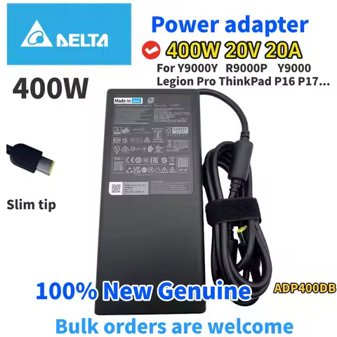 Made in Delta for Lenovo 400W20V20A Slim tip Laptop charger For Y9000Y R9000P Y9000 Legion Pro Think