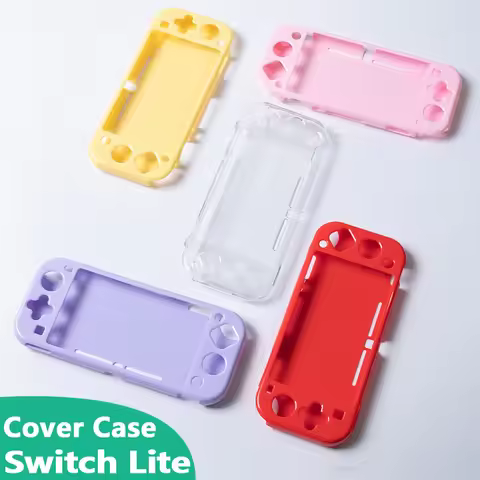 Transparent Soft Cover Case for Nin-tendo Switch Lite Protective Case Full Wrapper Shatterproof Swit