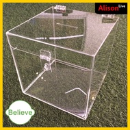 Acrylic Donation Box / Money Bank Acrylic Box 8*8*8inch