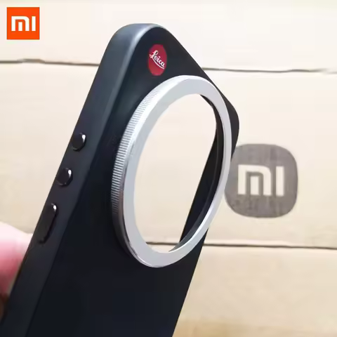Original Xiaomi 17 Ultra Leica Case adjust lens ring 6.9" Magnetic PU Leather Back Cover for XIAOMI 