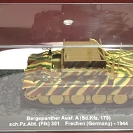 Ixo 1/72 German Leopard Style Recycled Tank 1944 Alloy Finished Product Tank Model Out of Print Mode