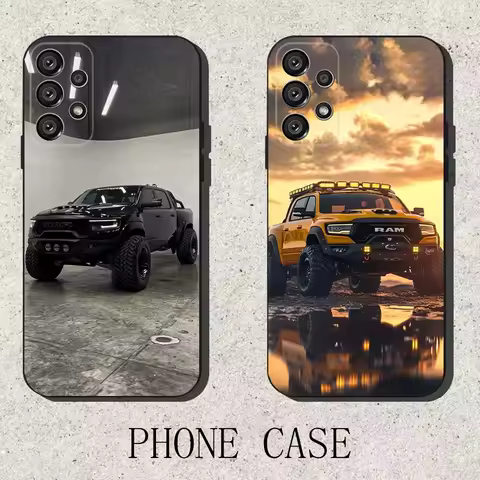 CAR R-RAM 1500 TRX Phone Case For Samsung S25,S24,S21,S22,S23,S30,Ultra,S20,Plus,Fe,Lite,Note,10,9,5