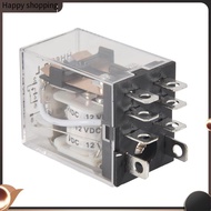 [rosemar1]DC 12V Coil 10A 240VAC 28VDC DPDT Electromagnetic Relay JQX-13F2Z