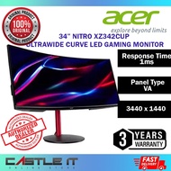 ACER NITRO XZ342CUP 34" UWQHD 1ms 144HZ ULTRAWIDE CURVE LED GAMING MONITOR (UM.CX2SM.P02)