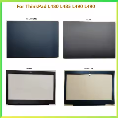 New LCD Back Cover Case Bezel Front Frame Housing Cover Case For ThinkPad L480 L485 L490 L490 AP1AZ0