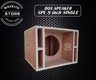 box speaker spl 8 inch single