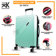 Koper 24 inch Polo Geneva 1037 Ukuran Bagasi - Tas Travel - Tas koper - koper fiber hardcase - koper