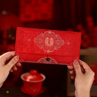 Ten Thousand Yuan Embroidered Fabric Red Envelopes Wedding Change Calibration Special Fabric Red Env