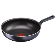 Tefal So Comfort Titanium Nonstick Wok Pan (24cm, 28cm) No PFOA Gray