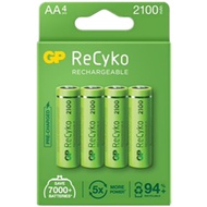 GP Recyko Battery (R210 AA 4C) Rechargeable AA 4pc/Card