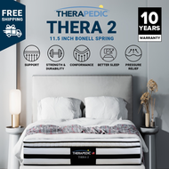 Therapedic USA Made by Mylatex "Thera Two" Hybrid Mattress Spring with Foam + Coconut Fibre - Single