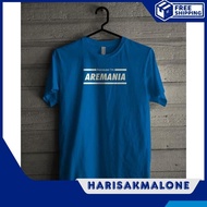 SAVING TSHIRT COMBED 3 DISTRO BECAUSE IM AREMANIA AREMA MALANG PLAIN CUSTOM INDONESIA MEN WOMEN