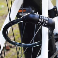 Anti-Theft Password Lock Bicycle Lock Spiral Bicycle Lock Short Number Code Waterproof 5 Digit Lock