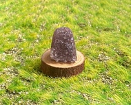 鴻運當頭 小迷你紫紅色紫晶鎮 紫水晶  辦公室風水擺件可消磁淨化