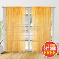 MyOnlineStore Kurtina set 2 pcs Curtain for door long Tela (Orange)