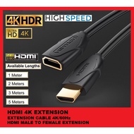 VENTION HDMI EXTENSION CABLE 4K 60HZ HDMI MALE TO FEMALE EXTENDER CABLE FOR HD TV LCD LAPTOP 4K PROJECTOR