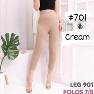 Legging Polos7/8 HW Import Fit To 80kg  / lLegging Import Wanita