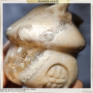 FLOWER AGATE COTTAGE HOUSE *HIGH QUALITY*[SP99] BRAZIL- Growth, Transformation, Unlock Potential