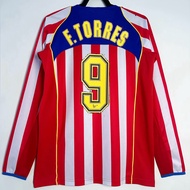 arsenal jersey psg jersey Baju seragam bola sepak Torres Simeone lengan panjang Atletico Madrid 2004