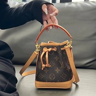 Donkey Bag NanoNoe Bucket Bag Donkey Drawstring Bag Female Bag Elephant Grey Presbyopic Donkey Small