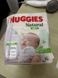 Huggies Natural 嬰兒紙尿片 NB 30片