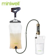 Portable water Filter Mini ♙Miniwell outdoor Gravity water filter with Reservoir for Camping,Survival