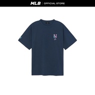 MLB เสื้อยืด ยูนิเซ็กส์ Basic Colorful Mega Logo Over Fit T-Shirts รุ่น 3ATSB0754 09NYM สีน้ำเงิน