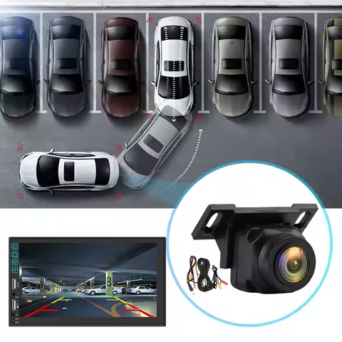 720P AHD Vehicle Rear View Reverse Camera 170 Degree Lens Night Vision Parking Reverse Camera CVBS P