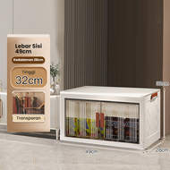 Mainland Container Box Lipat Lemari Susun Plastik Serbaguna Lemari Pakaian Lipat Box Baju Susun Stor