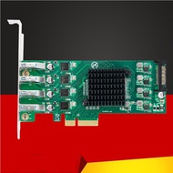 4 Port USB 3.0 PCI Express Expansion Card PCIE USB 3 Hub Board PCI E PCI-E PCIE to USB3.0 Adapter US