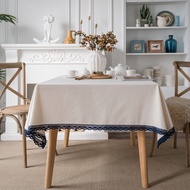 Custom Tablecloth Nordic Style Table Clothes Cotton Linen Table Cover Korean TV Cover Long Tableclot
