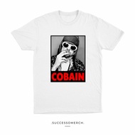 kaos KURT COBAIN vintage - tshirt band nirvana - bootleg