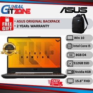 Asus TUF F15 FX506L-HHN080T 15.6'' FHD 144Hz Gaming Laptop ( i5-10300H, 8GB, 512GB SSD, GTX1650 4GB,