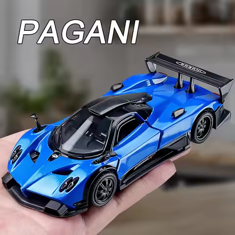 1:36 Cars Models Toys Toyota Land Cruiser Pagani Utopia‌ Zonda R Huayra R Doors Opened Miniature Spo