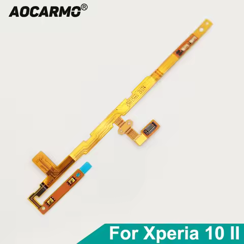 Aocarmo For Sony Xperia 10 II X10ii XQ-AU51 XQ-AU52 SO-41A SOV43 Power On/Off Volume Button Switch F