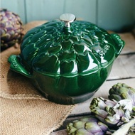 Staub Artichoke cast iron pot (Made in France) Bepchauau
