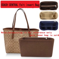 Felt Insert Bag Organize Fits for COACH Central City handbag Cosmetic Inner Bag