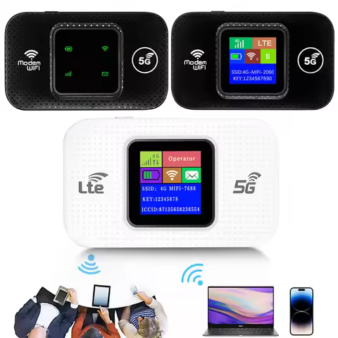 4G/5G Mobile WIFI Router 150Mbps 4G LTE Wireless Router 3000mA Portable Pocket MiFi Modem Mobile Wif