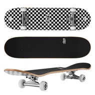 Complete 31" x 8" Skateboard for Beginners, Double Kick Concave Deck, Canadian Maple | Premium Truck
