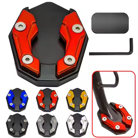 Motorcycle Kickstand Extender Foot Side Stand Extension Pad Support Plate Replacement,Side Parking S