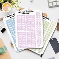 Pastel date decal Sticker